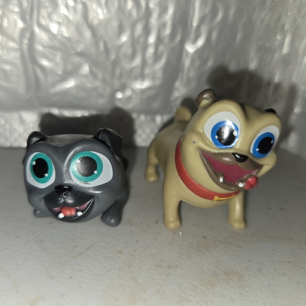 Disney Puppy Dog Pals Rolly Figure Toy & Bingo Toy Lot